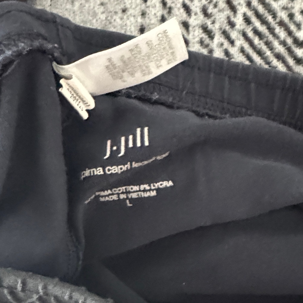 J. Jill Black Prima Capri Joggers blue